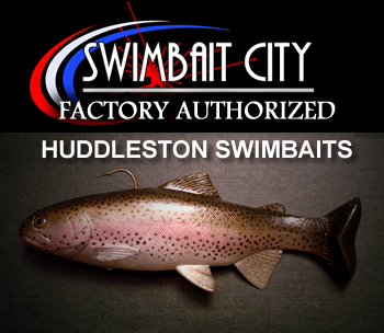 Factory authorized dealer of Huddleston Swimbaits 